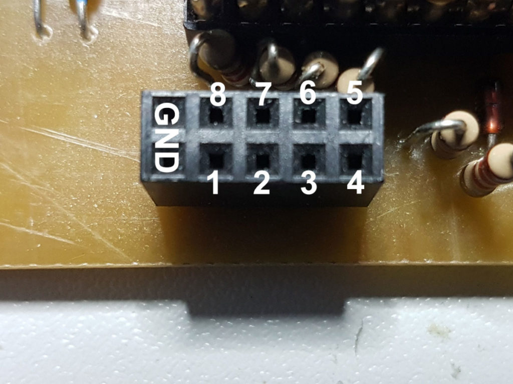 Anschluss der Signale an den Decoder mit Stecker V2.5